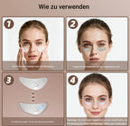 Anwendung des BrightEye Pro unter den Augen