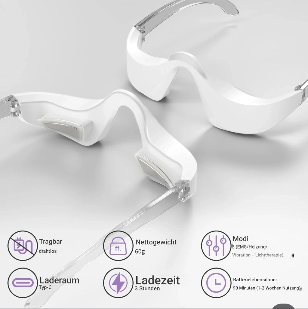 Anwendung des Eye-Glow Smart Eye Care Geräts