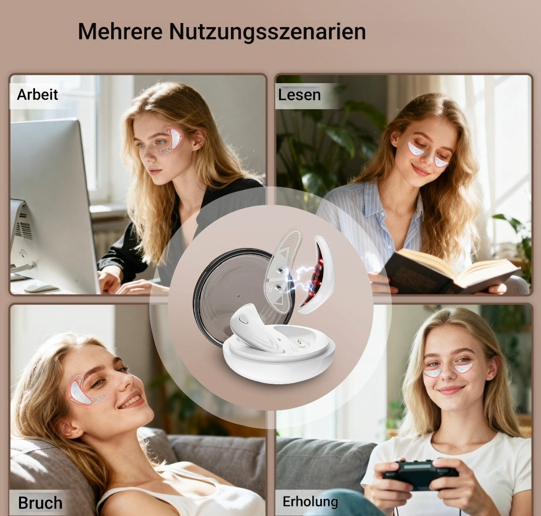 Rot- und Blaulichttherapie für die Augenkontur